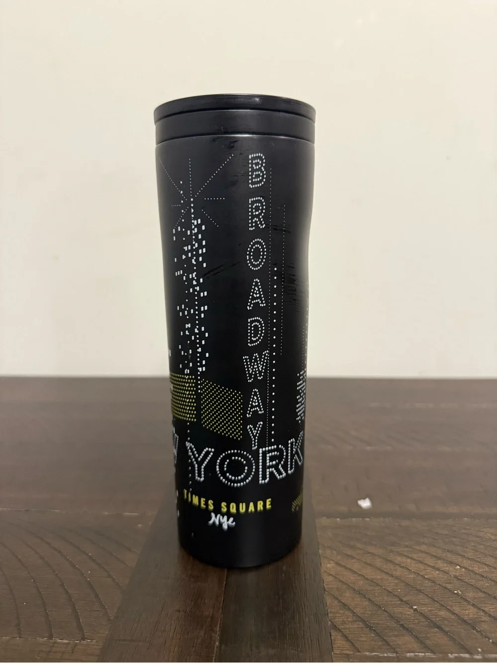 Starbucks 2015 New York City Time Square Broadway Stainless Steel 16oz Tumbler